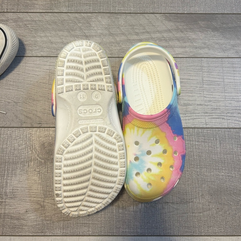 Rainbow Crocs